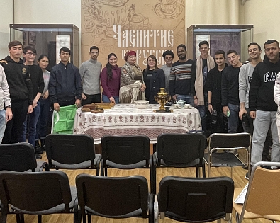 Foreign students of SSTU were told about the history of Saratov region in the Museum of local lore
