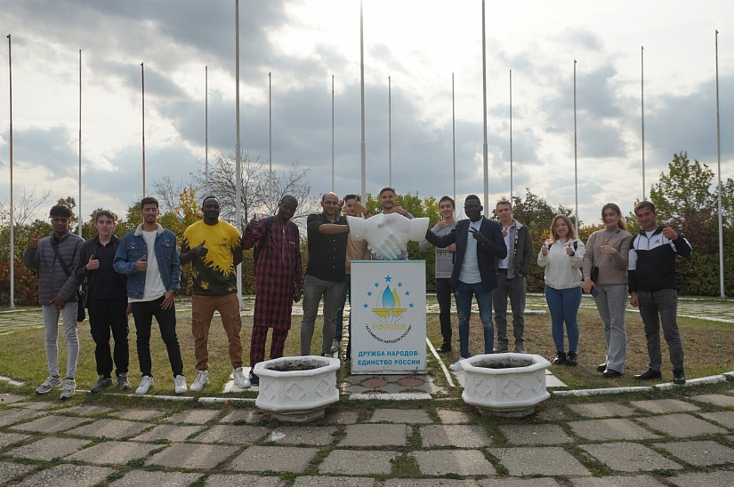 Foreign students of SSTU visited Victory Park