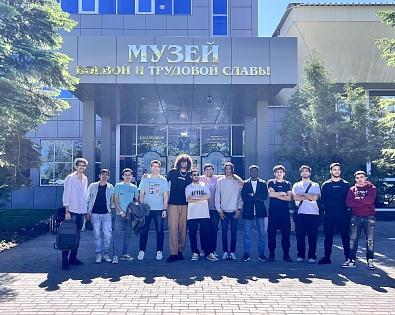 International students of SSTU visited Victory Park