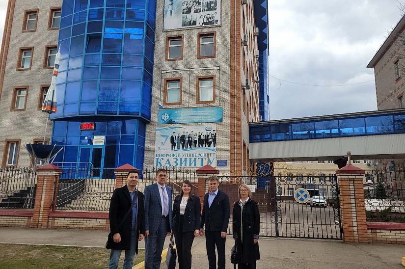 The work of SSTU delegation in Kazakhstan continued in Kazakhstan University of Innovation and Telecommunication Systems